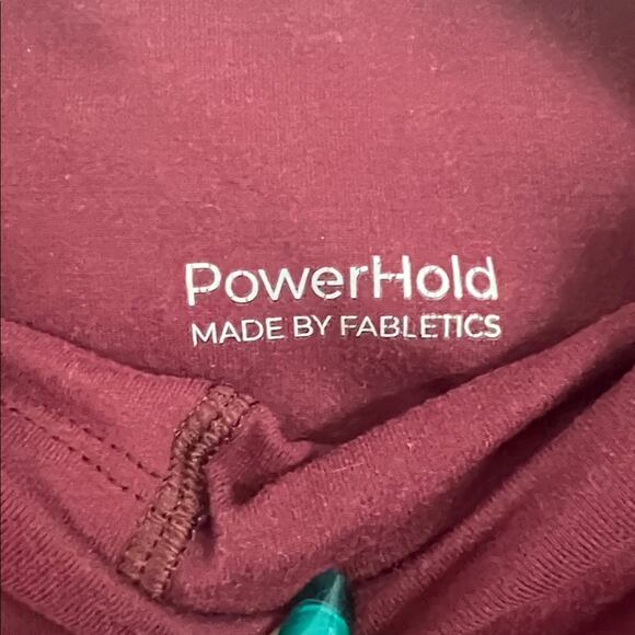 Define PowerHold® High-Waisted Legging 7/8 in Merlot Size Large - Picture 4 of 6